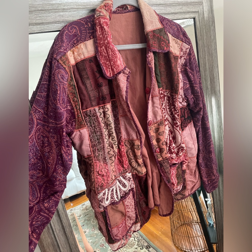 Paisley Patchwork Vintage Jacket - image 1